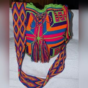 Mochila Wayuu handmade bag from Colombia.